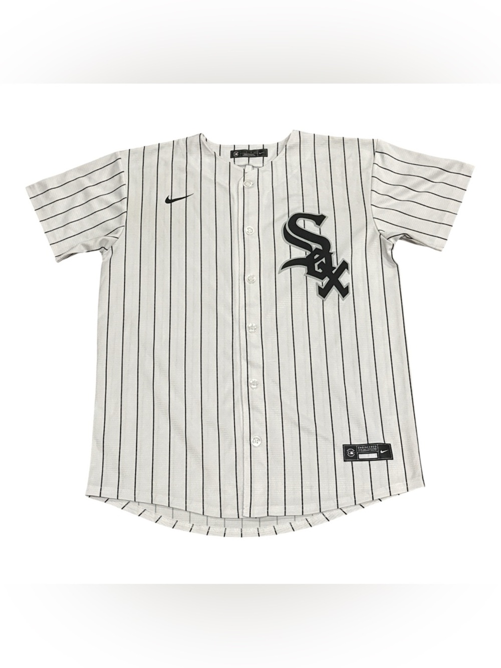 Nike Engineered Chicago White Sox Pinstripe Stitched Baseball Jersey Youth Large